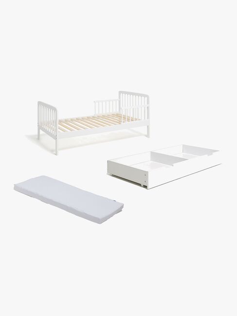 JLY HEAVEN Juniorsäng MEYA Inkl. Sängförvaring & Madrass 70x140, Vit