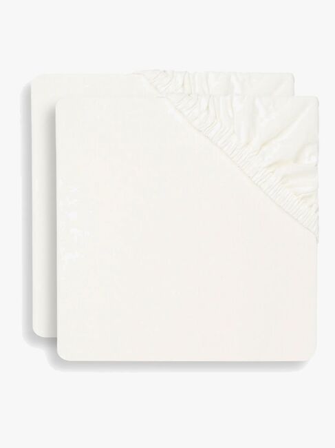 Jollein Dra-på-lakan 2-Pack 60x120, Ivory