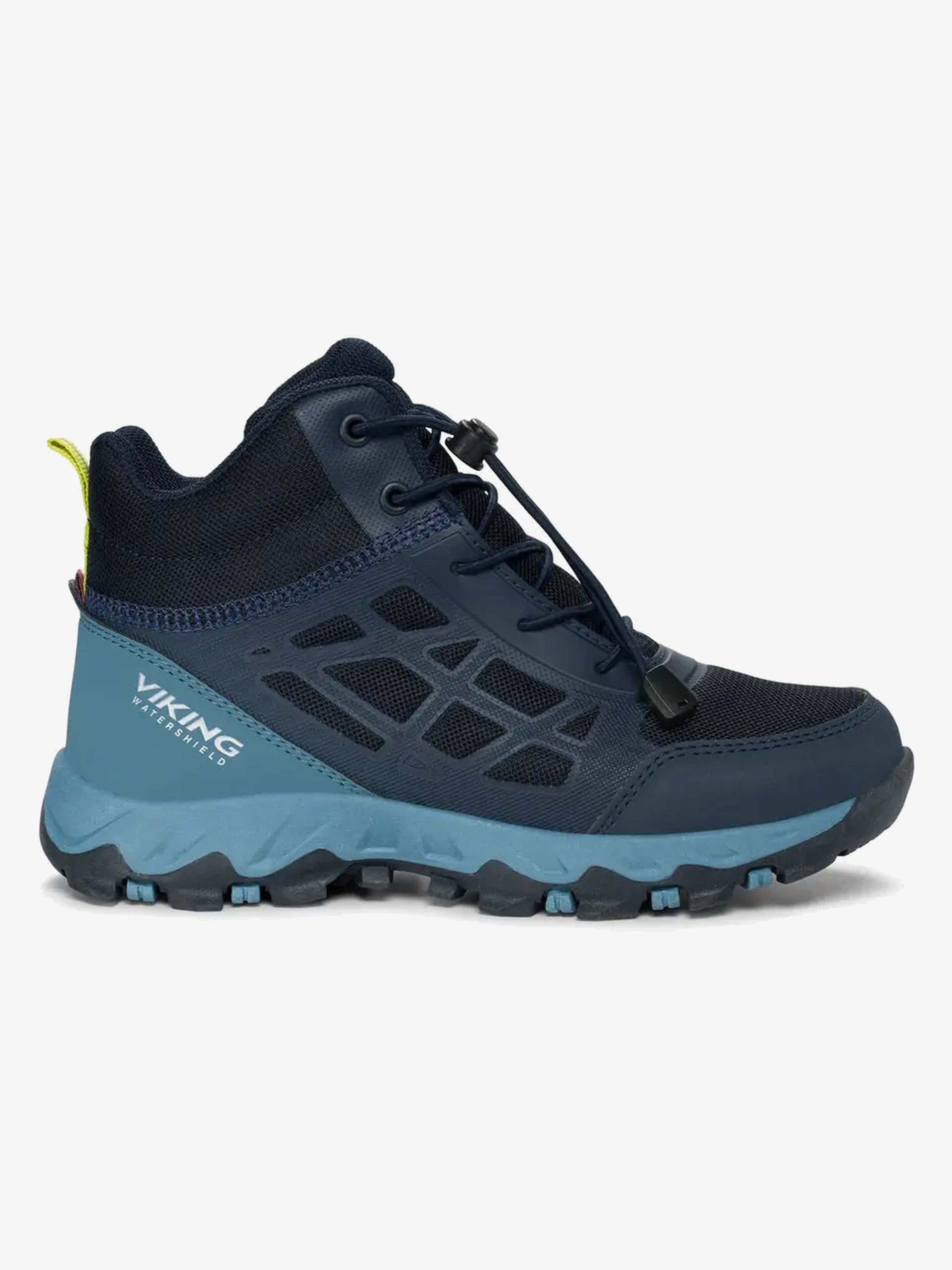 Viking Track SL Mid  Vattentäta Sneakers, Navy/Denim, 36
