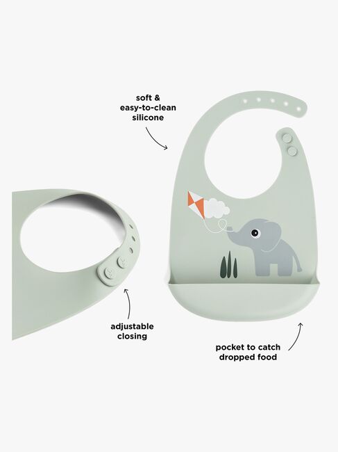 Done By Deer Playground Silikon Haklapp, Green