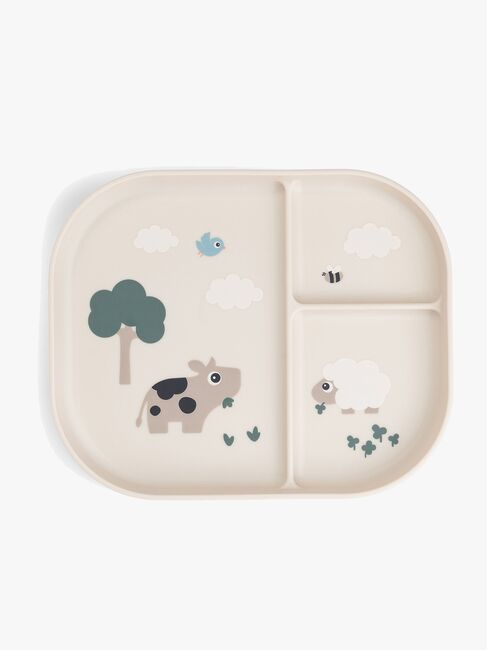 Done By Deer Tiny Farm Foodie Tallrik Delad, Sand