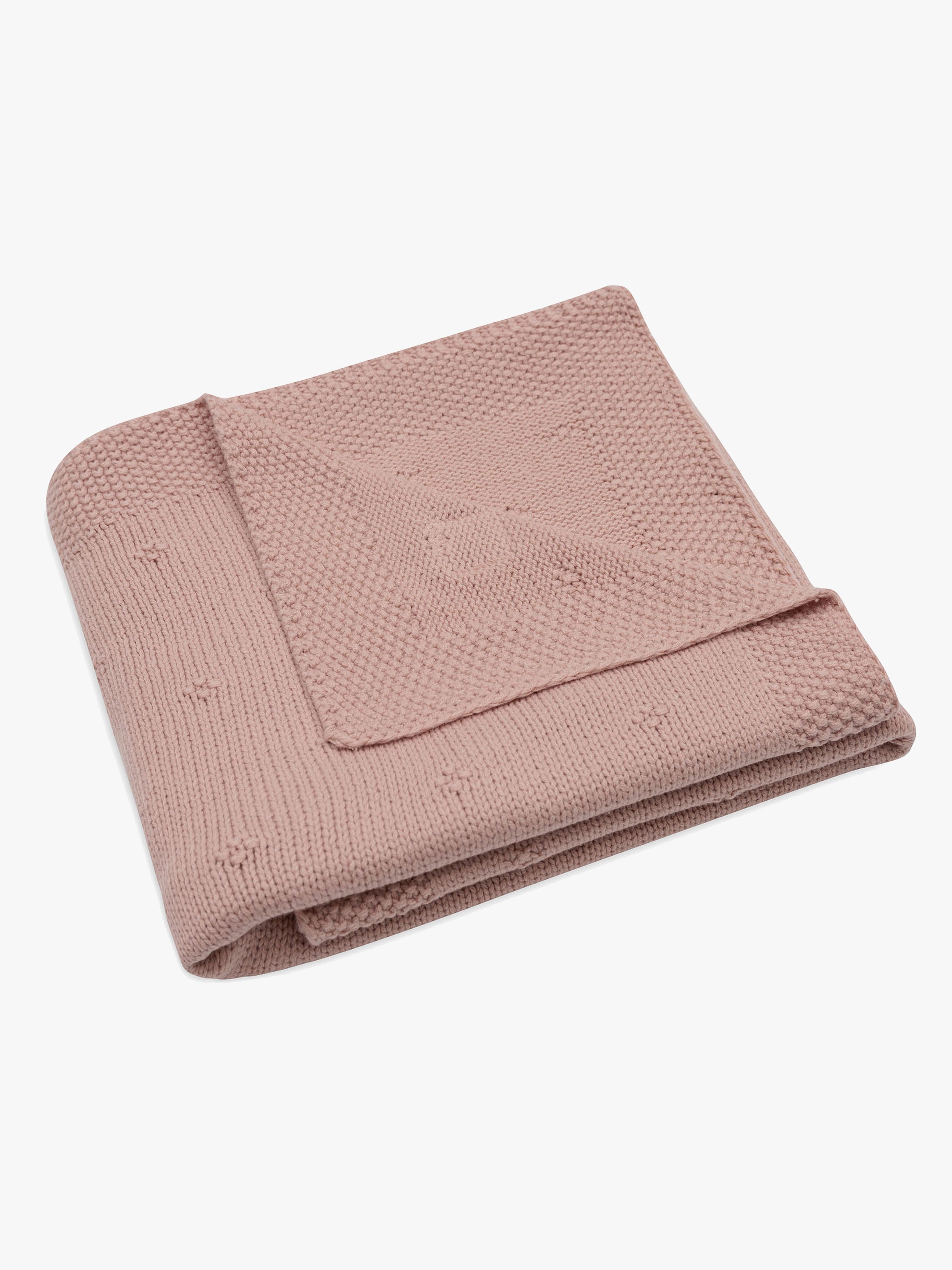 Jollein Stickad Filt Cozy, Wild Rose