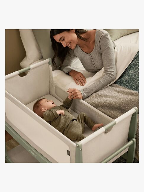 Snüz SnuzPod 5 Bedside Crib, Sage