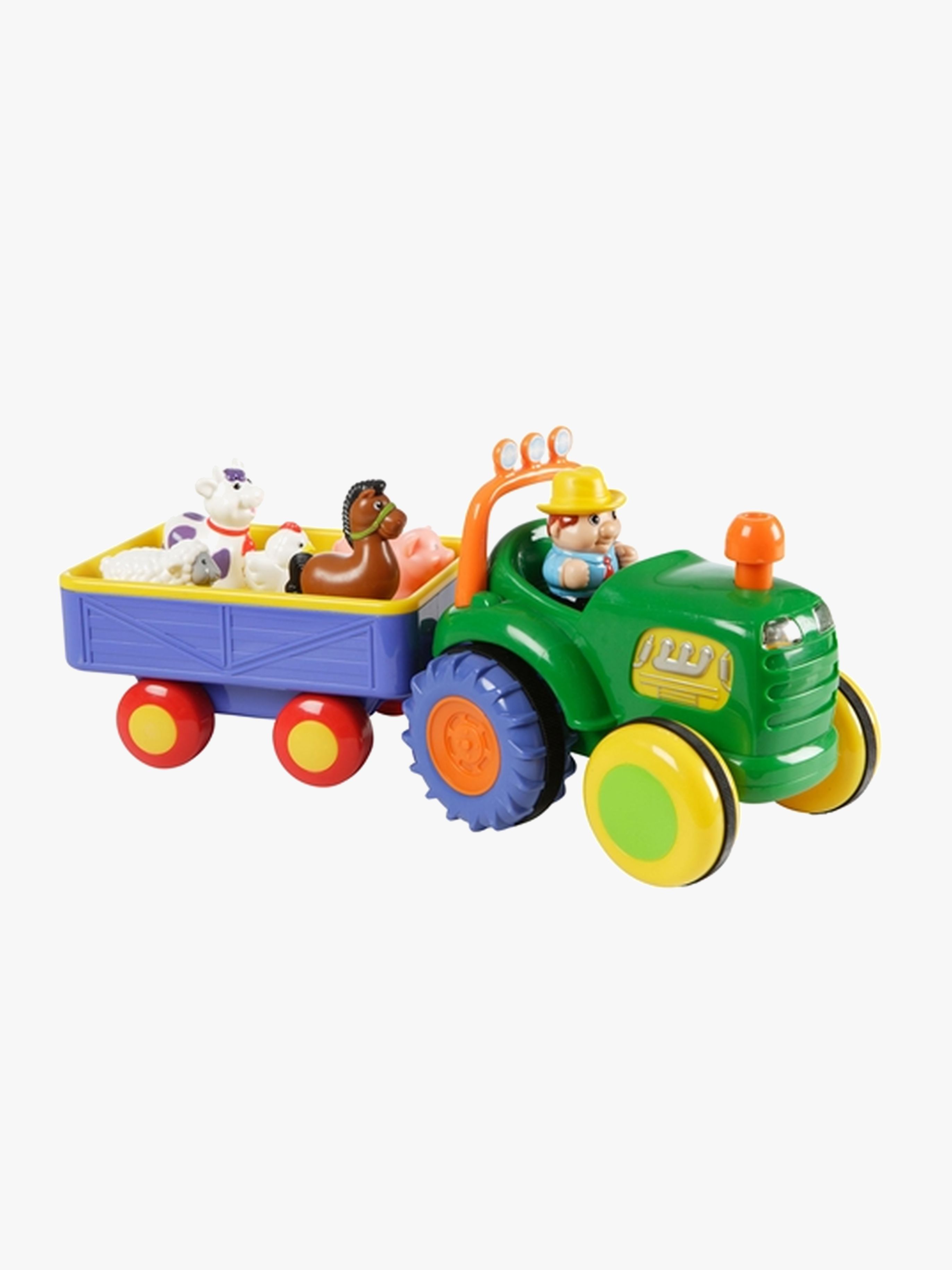 Happy Baby Traktor Med Vagn