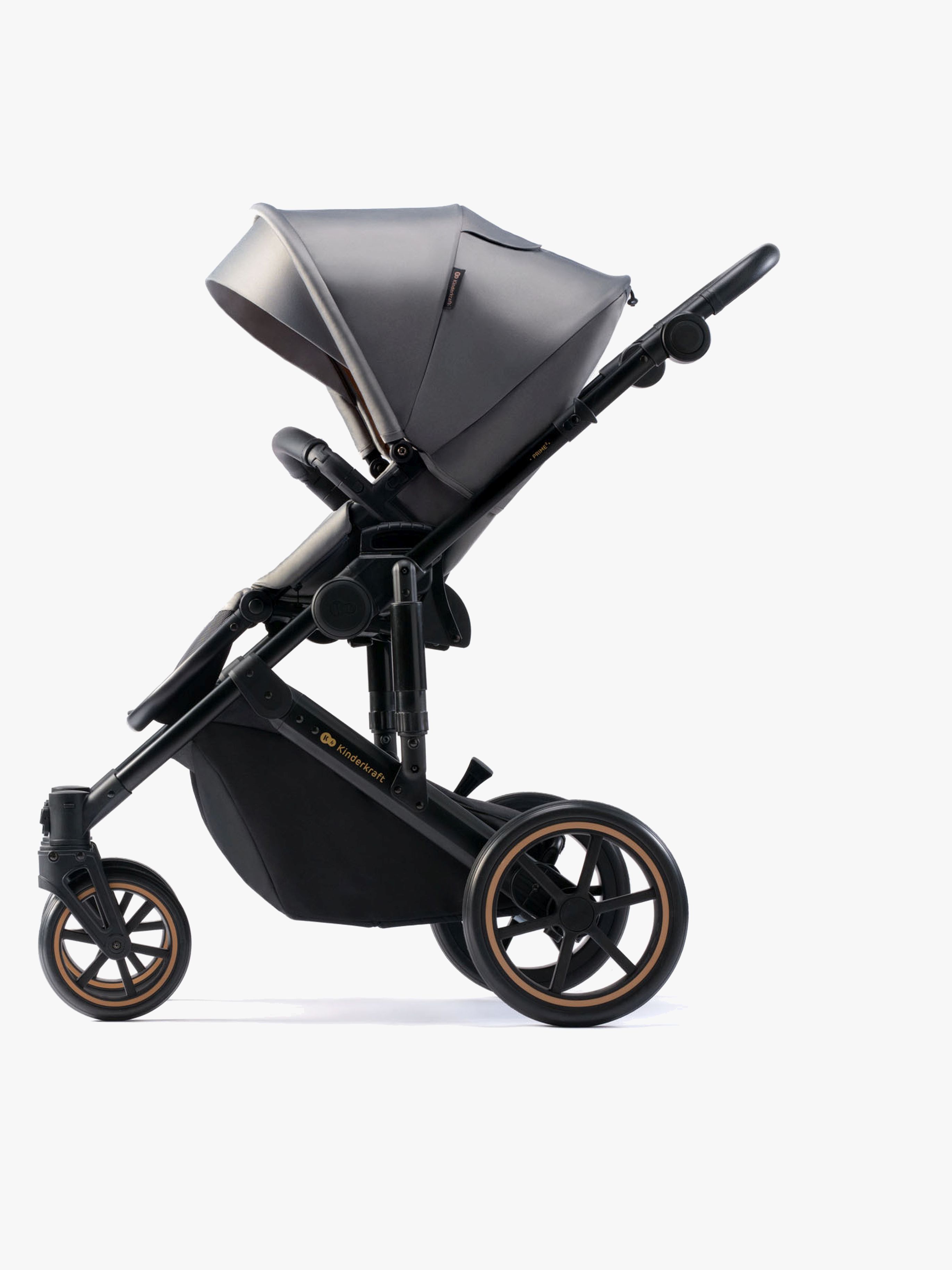 Kinderkraft Prime 2 Duovagn 2-in-1 – komplett paket med 6 tillbehör