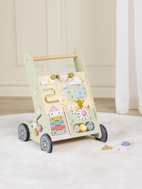 Alice & Fox Lära-gå-vagn Bondgård, Grön