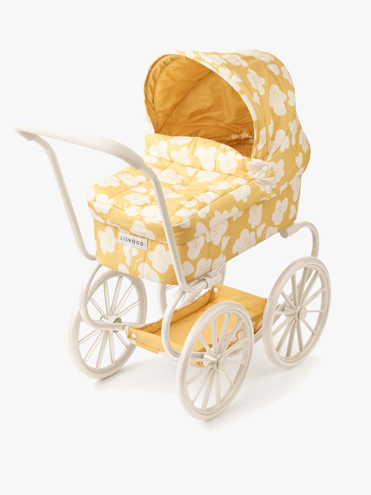 LIEWOOD Adaline Dockvagn, Flower/Lemon Yellow