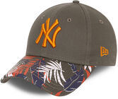 New Era NYY Floral 9Forty Keps, Olive