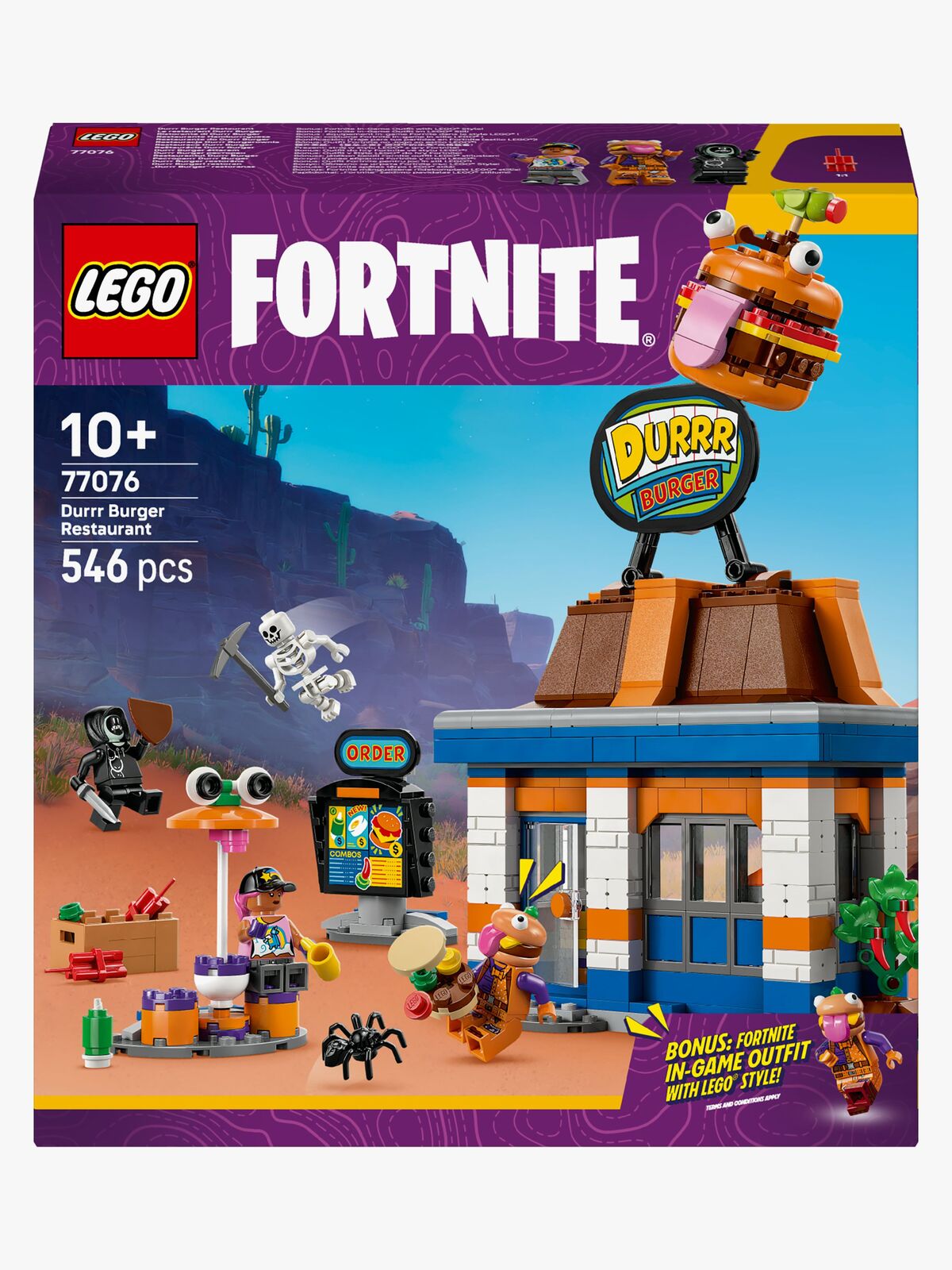LEGO Fortnite 77076 Durrr Burgers restaurang