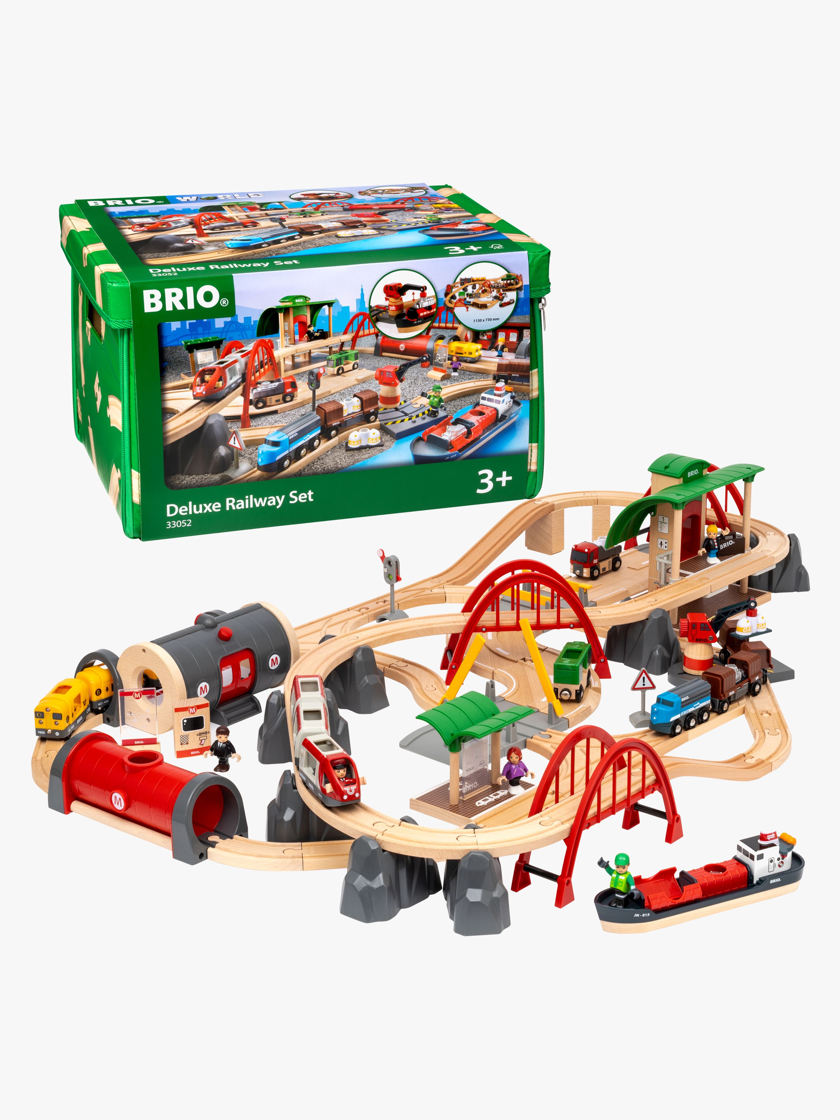 BRIO World 33052 Deluxe Järnvägsset