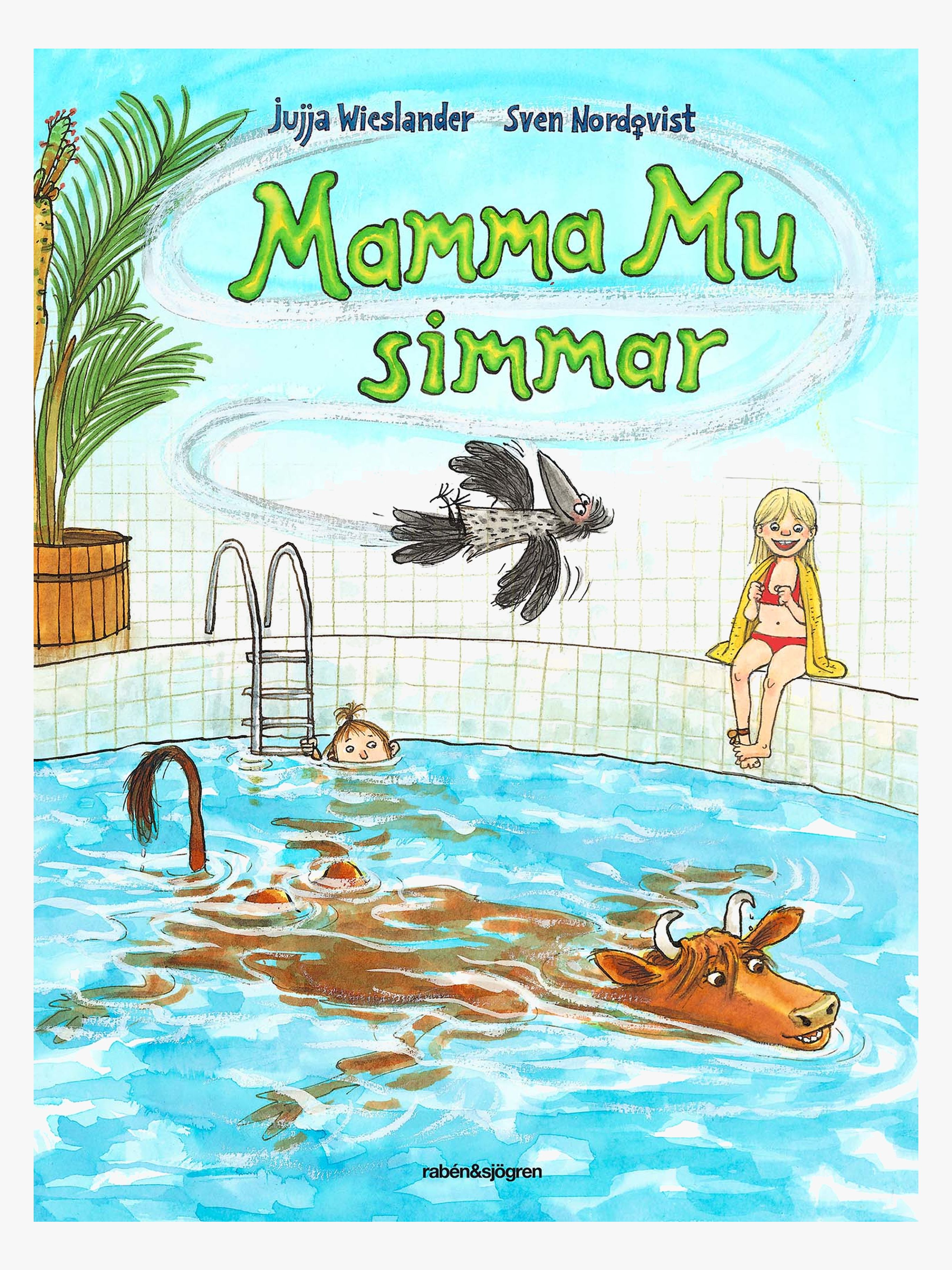 Mamma Mu och Kråkan Mamma Mu simmar
