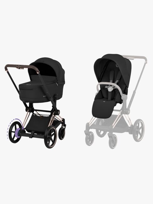 Cybex ePriam Duovagn, Rosegold/Sepia Black