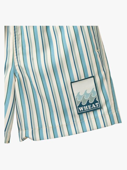 Wheat Hansi Badge Badbyxor, Aqua Stripe