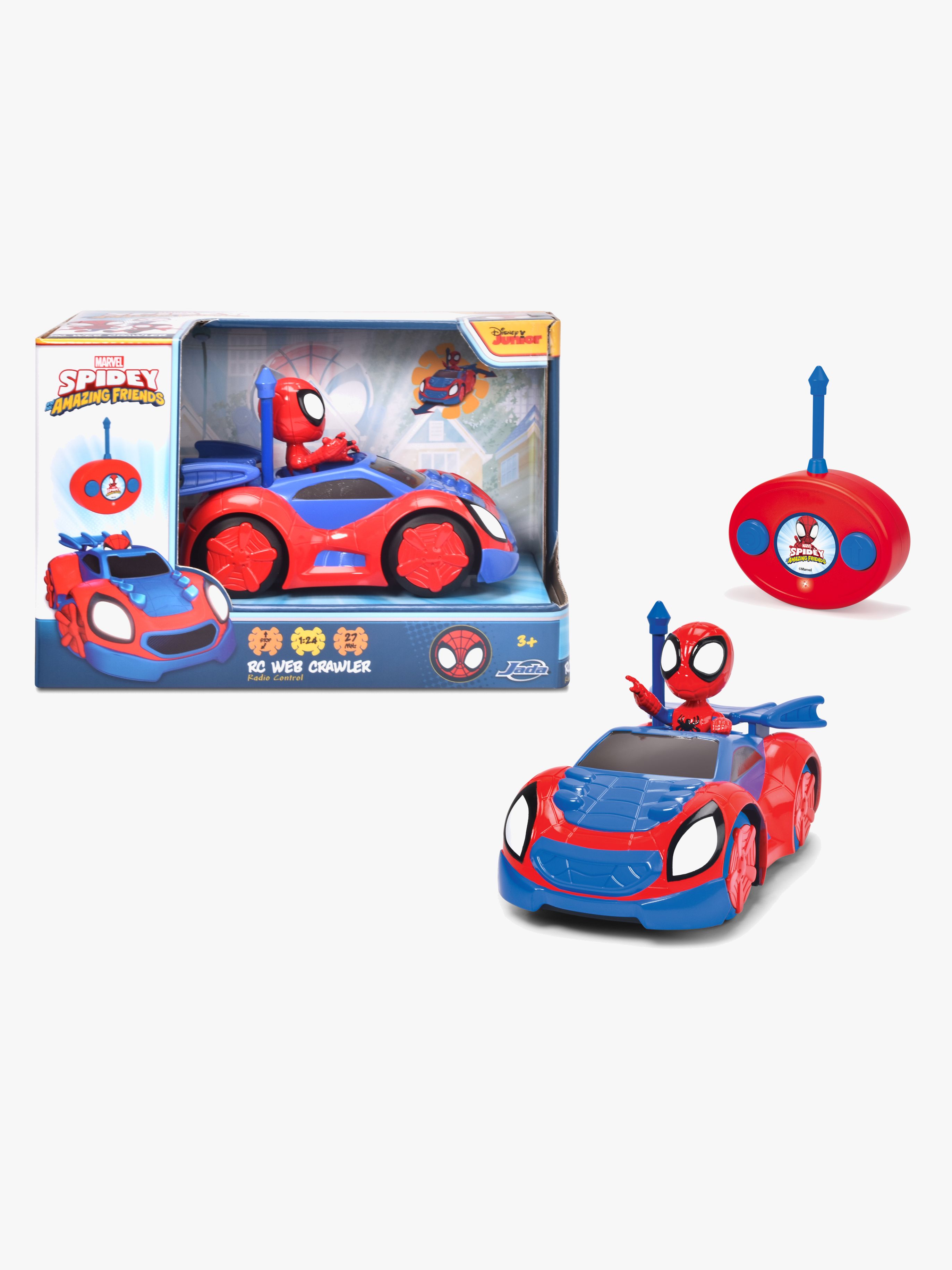 Marvel Spidey Radiostyrd Bil med Figur