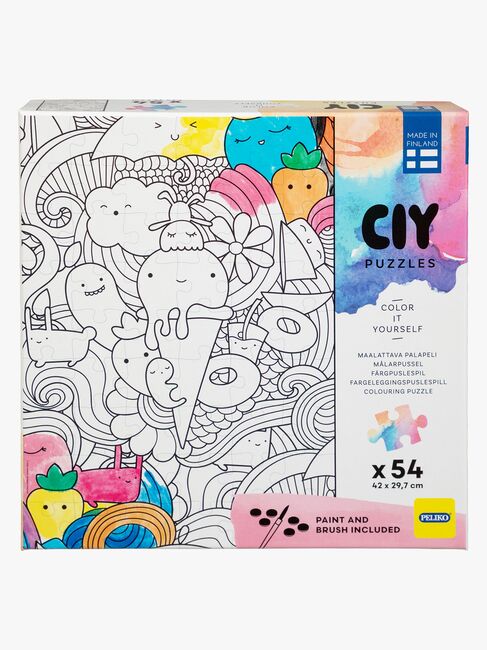 Peliko CIY Pussel med Vattenfärger 54 Bitar Blandad