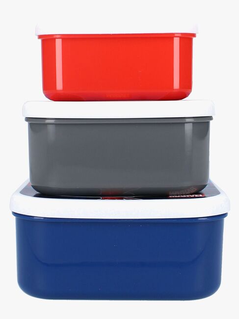 Marvel Spider-Man 3 in 1 Snackbox Let's Eat!, Navy