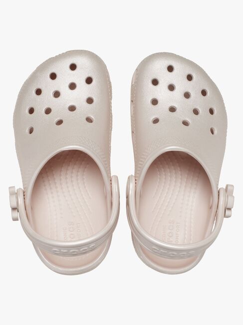 Crocs Classic Pearl Shine Tofflor, Quartz