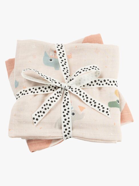 Done By Deer Celebration Muslinfilt 2-Pack, Powder