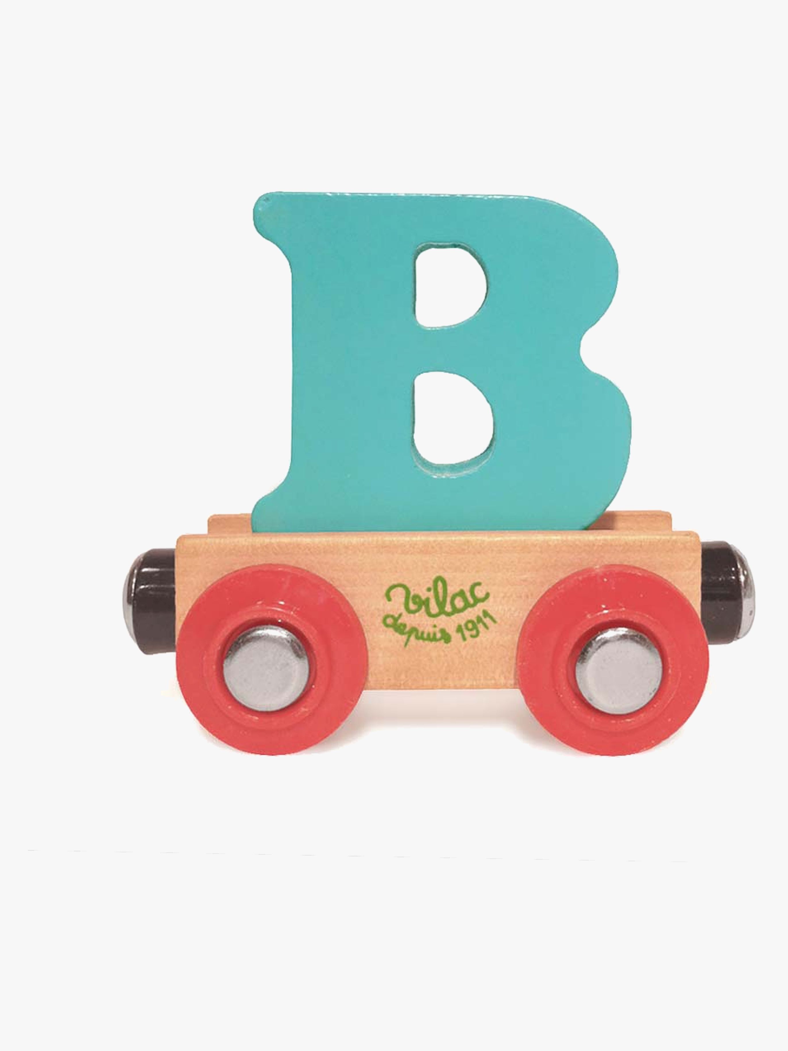 Vilac Tågvagn Med Bokstav B, Grön