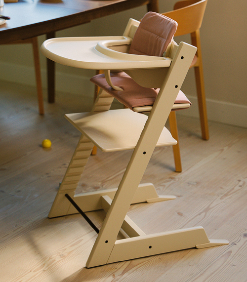 Stokke Tripp Trapp Matstol Bundle inkl. Bricka, Vanilla White