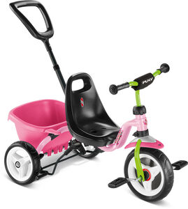Puky Ceety Trehjuling Med Låda, Rosa/Grön
