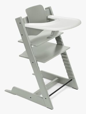 Stokke Tripp Trapp Matstol Bundle inkl. Bricka, Glacier Green/White