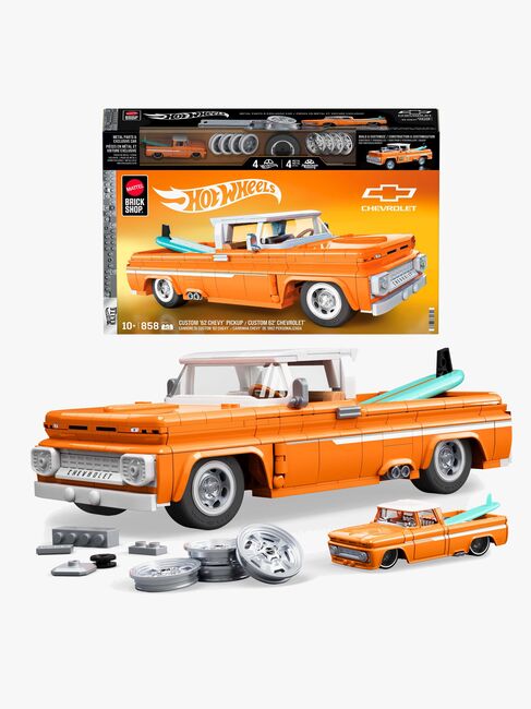 Mattel Brick Shop Hot Wheels Elite Series Brick Shop Hot Wheels Byggset Custom ’62 Chevy Pickup 858 Delar