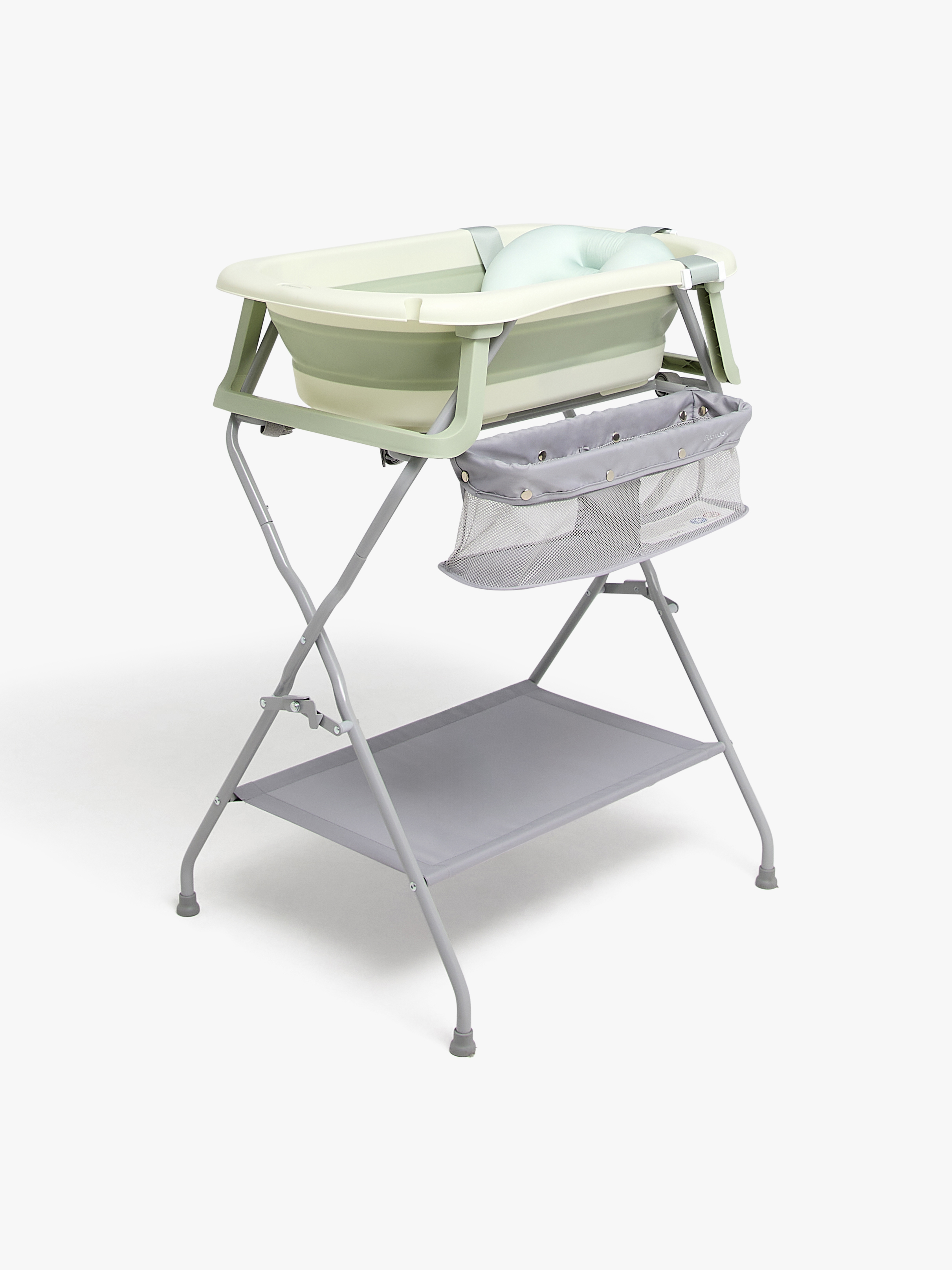 Beemoo CARE Assist Badbalja inkl. Badstöd och Badstativ, Soft Green