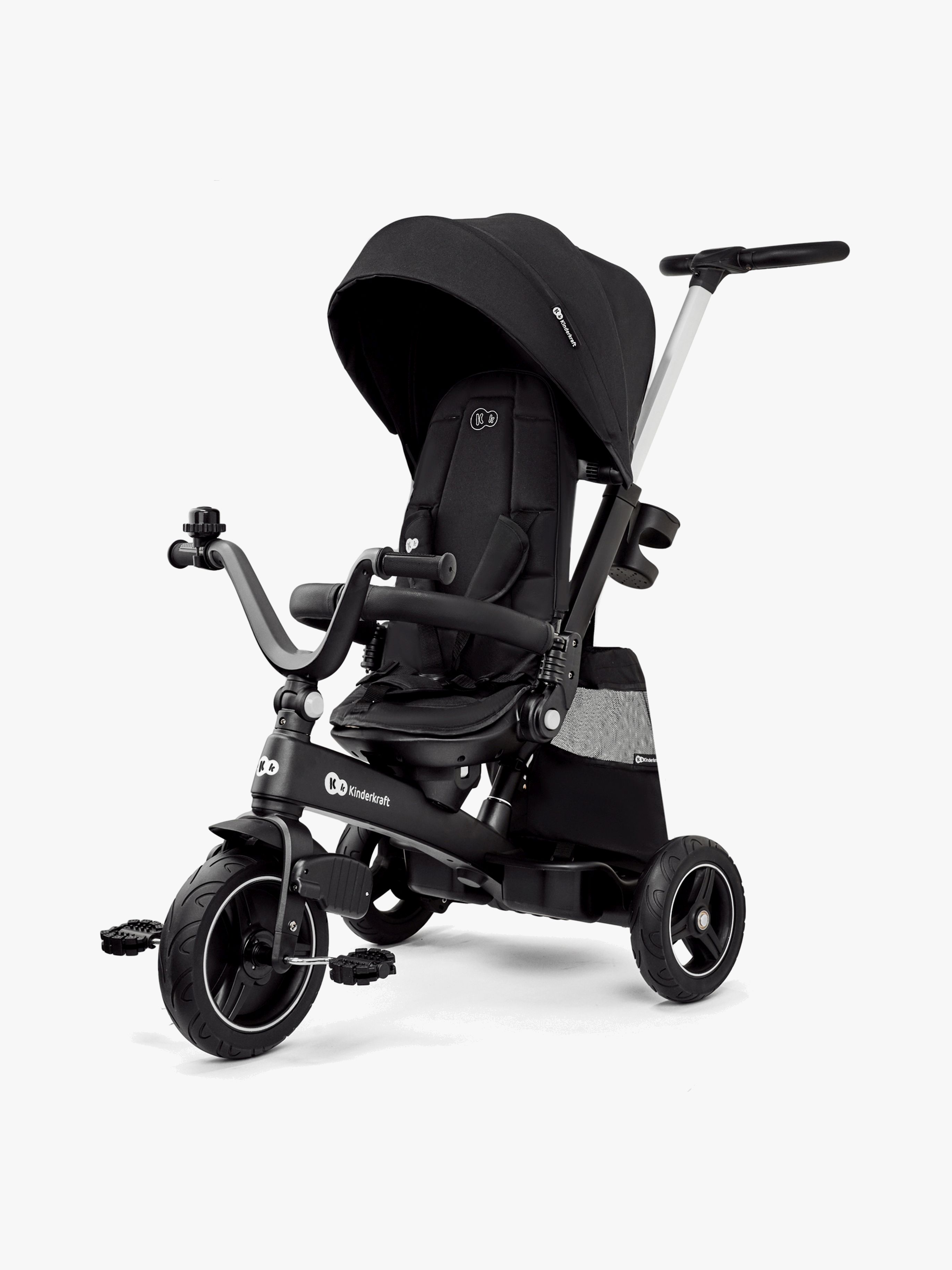 Kinderkraft EASYTWIST Trehjuling, Svart