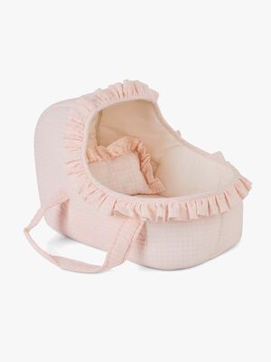 Smallstuff Puppenkorb Mit Kissen & Decke, Rosa