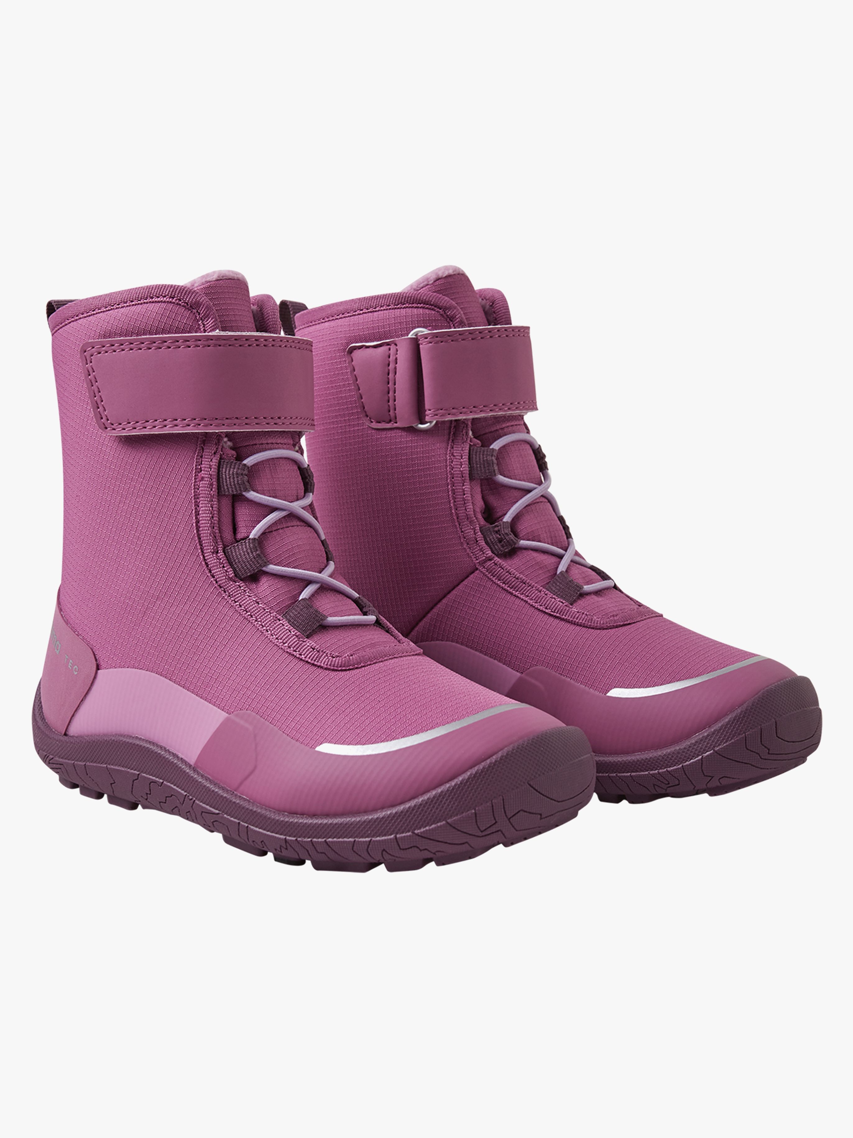 Reimatec Barefoot Talvella Vinterkängor, Red Violet, 27