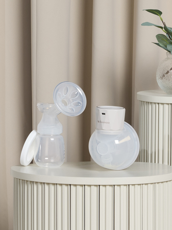 Beemoo CARE 2-i-1 Elektrisk Bröstpump, Beige