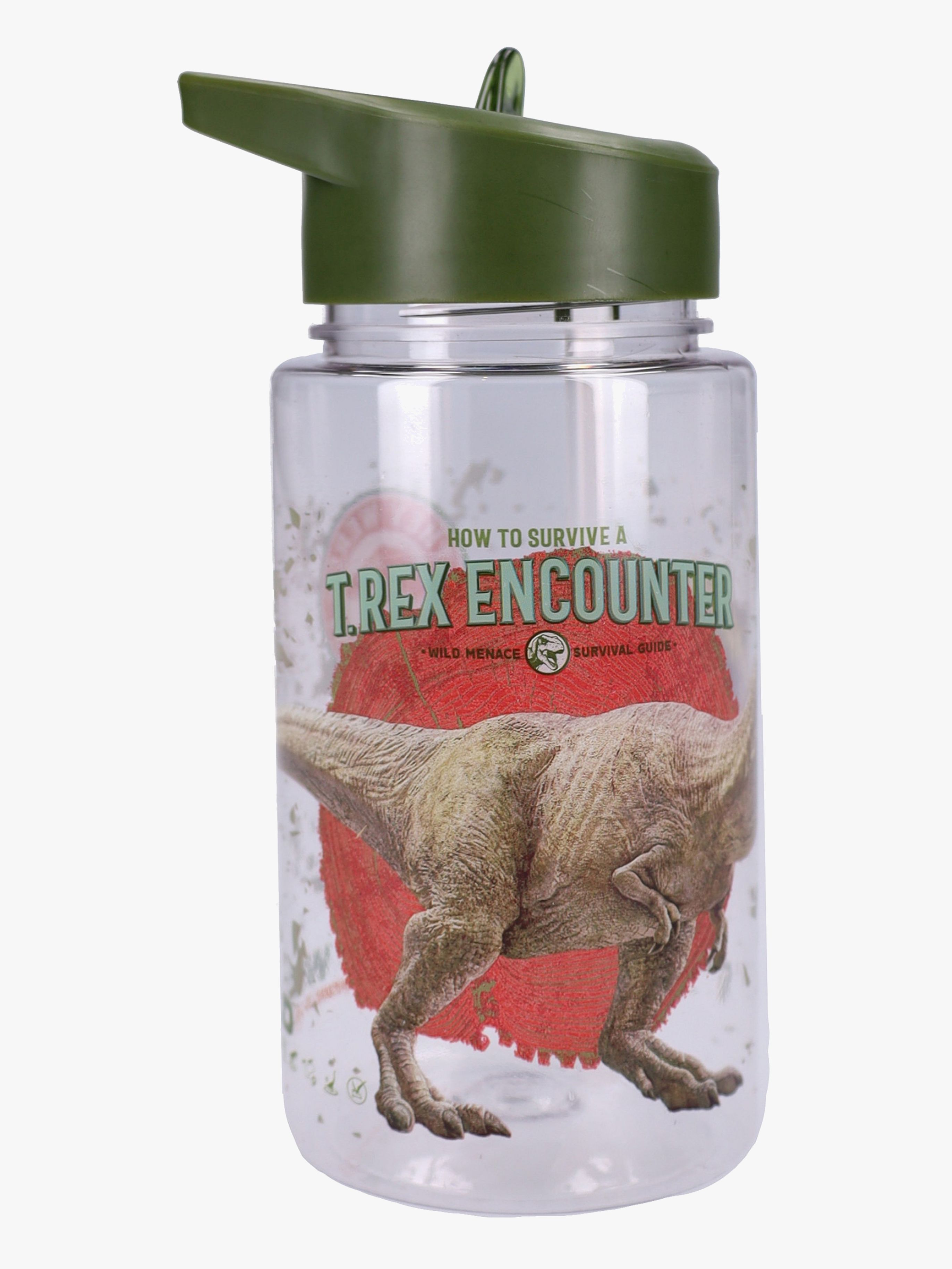 Jurassic World Vattenflaska 450ml, Drink Up Grön