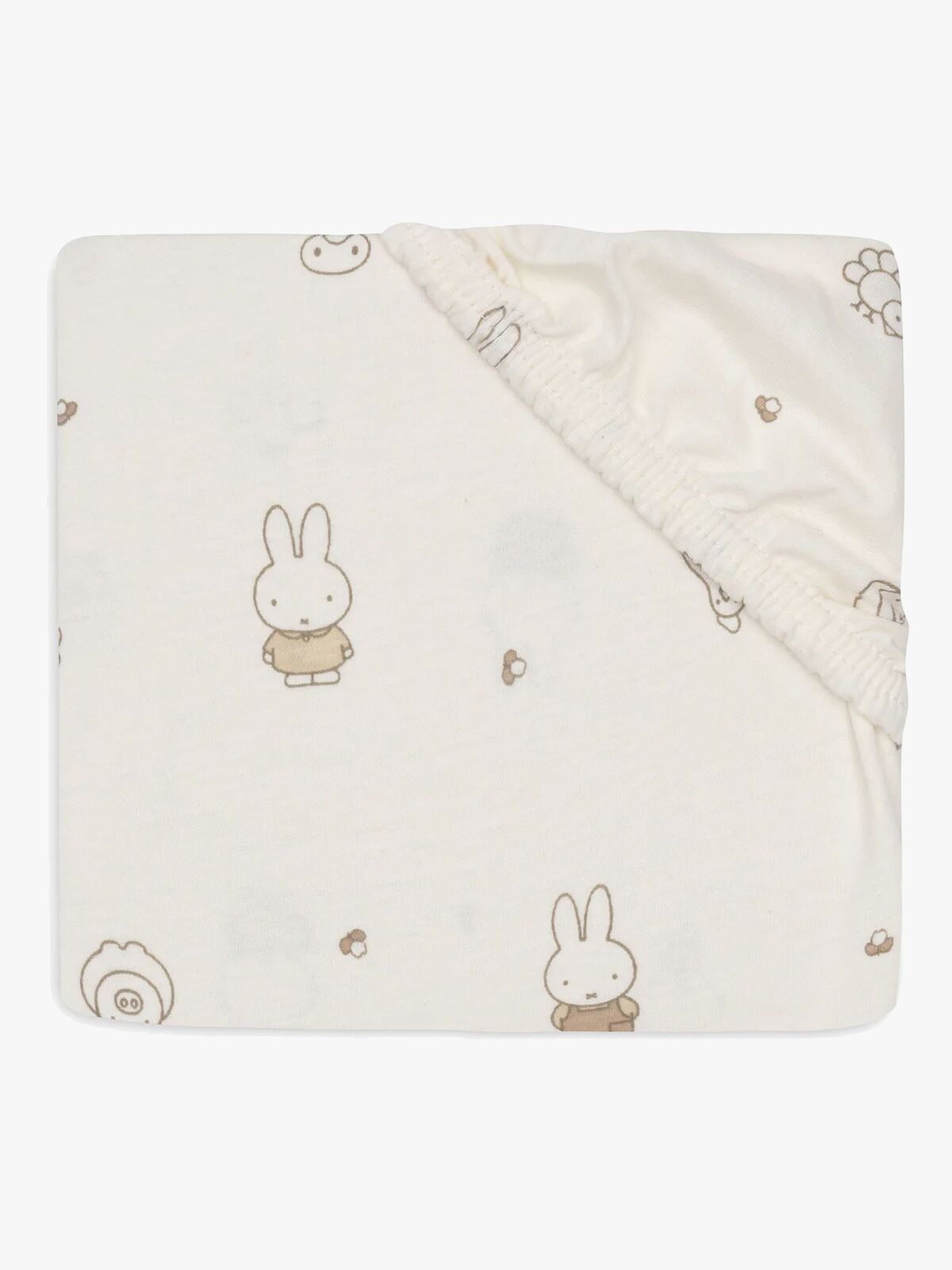 Jollein Dra-på-lakan 40x80, Miffy Family Farm