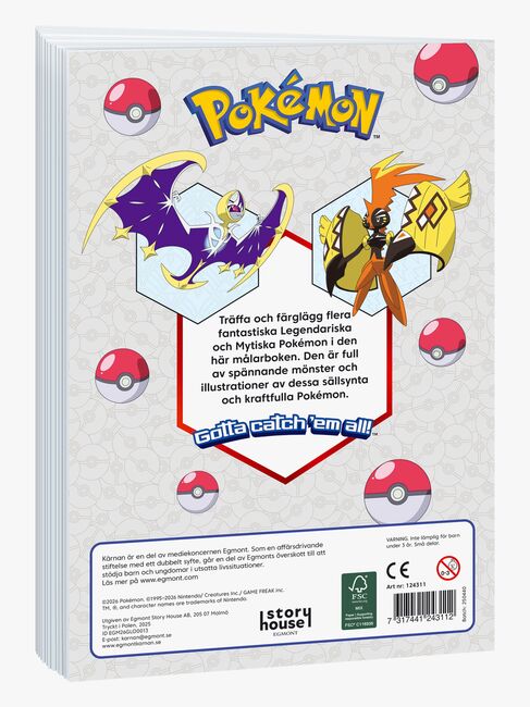 Egmont Kärnan Pokemon Målarbok