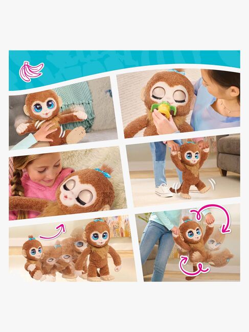 FurReal Peanut The Playful Monkey Interaktiv Apa 38 cm