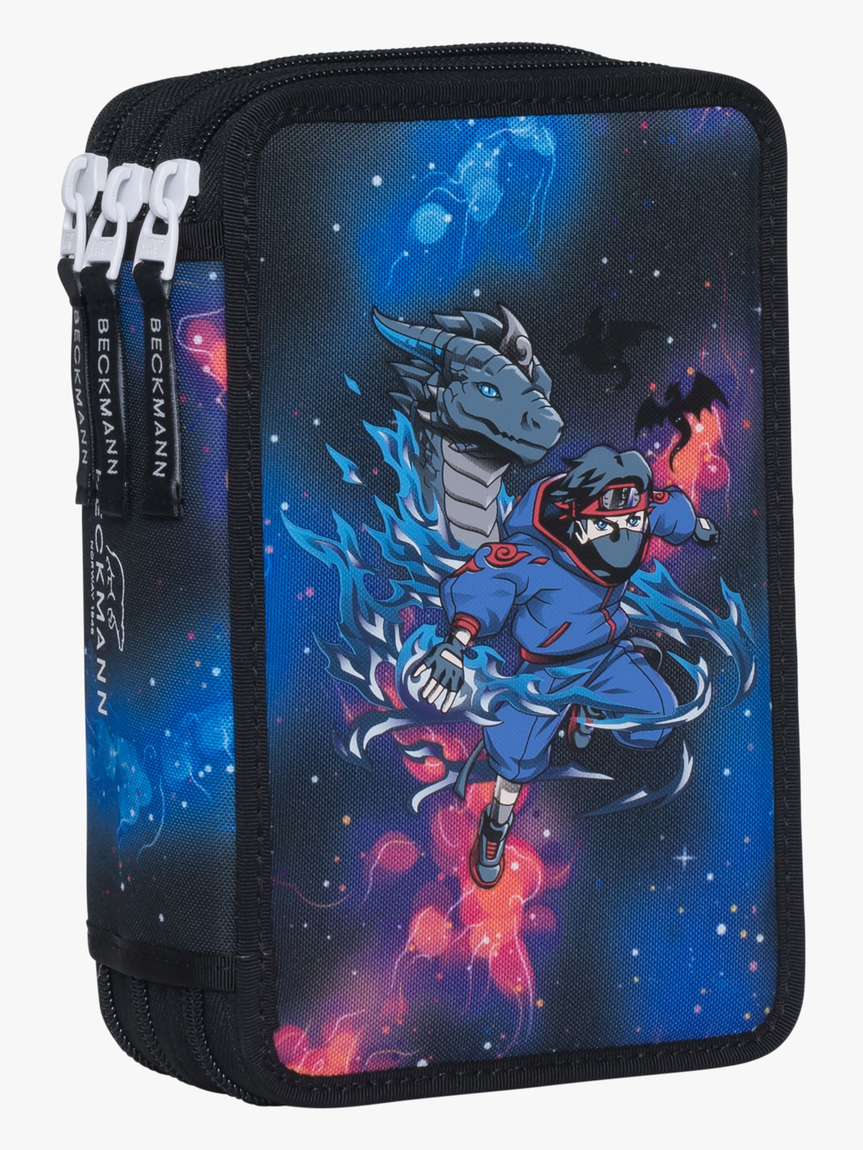 Beckmann Fylld Trippelpennfodral, Ninja Elements