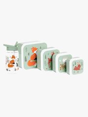 A Little Lovely Company Snack Box & Flaska, Forest Friends