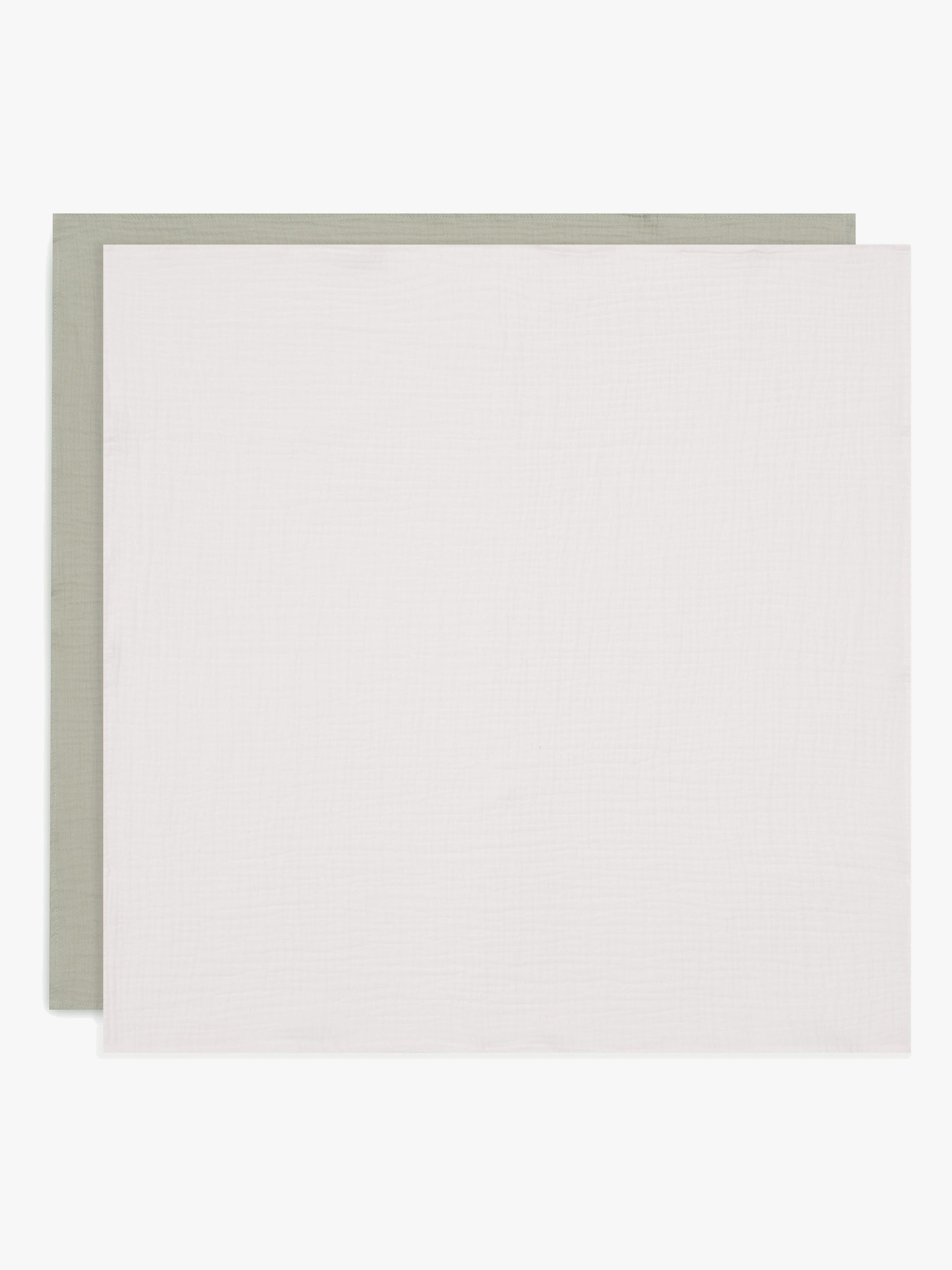 Jollein Muslinfilt 4-Pack, Olive Green/Ivory