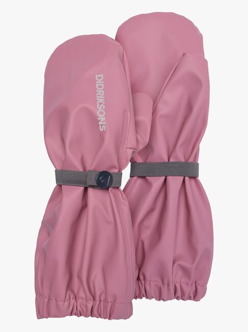 Didriksons Pileglove Fodrade Regnvantar, Heather Pink
