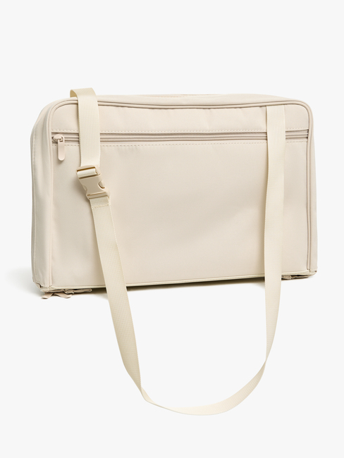 Beemoo Portabelt Sparkskydd Med Förvaring, Beige QO036-Beige-2007_3b.jpg