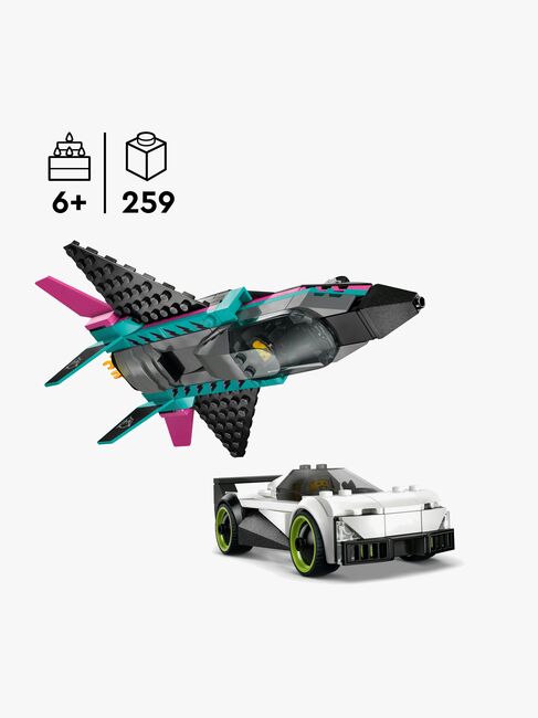 LEGO City 60489 Jetplan mot bil