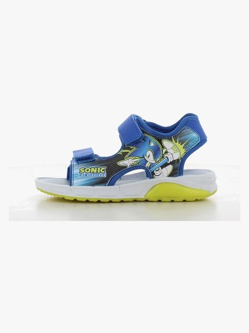 Sonic Blinkande Sandaler, Blue/Neon Yellow