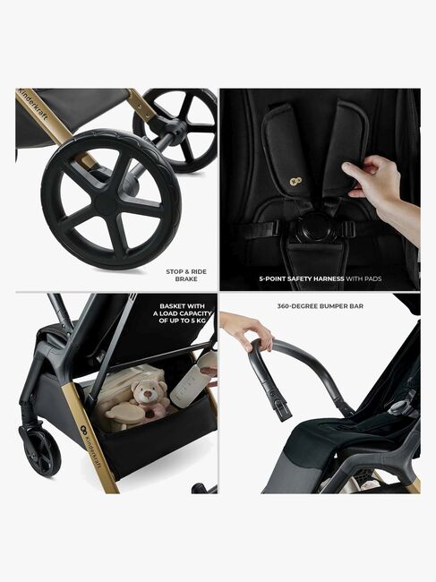 Kinderkraft Loom Sulky, Ink Black