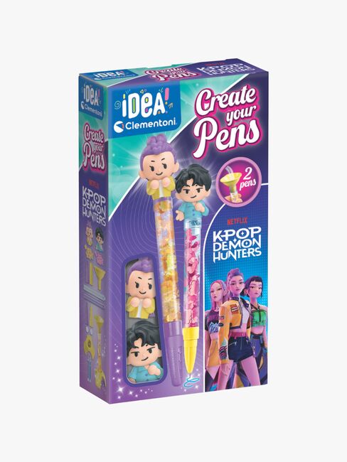 Clementoni Idea! K-Pop Demon Hunters Create Your Pens Pennor Rumi & Jinu 8010KPDH-56-2540_3a.jpg