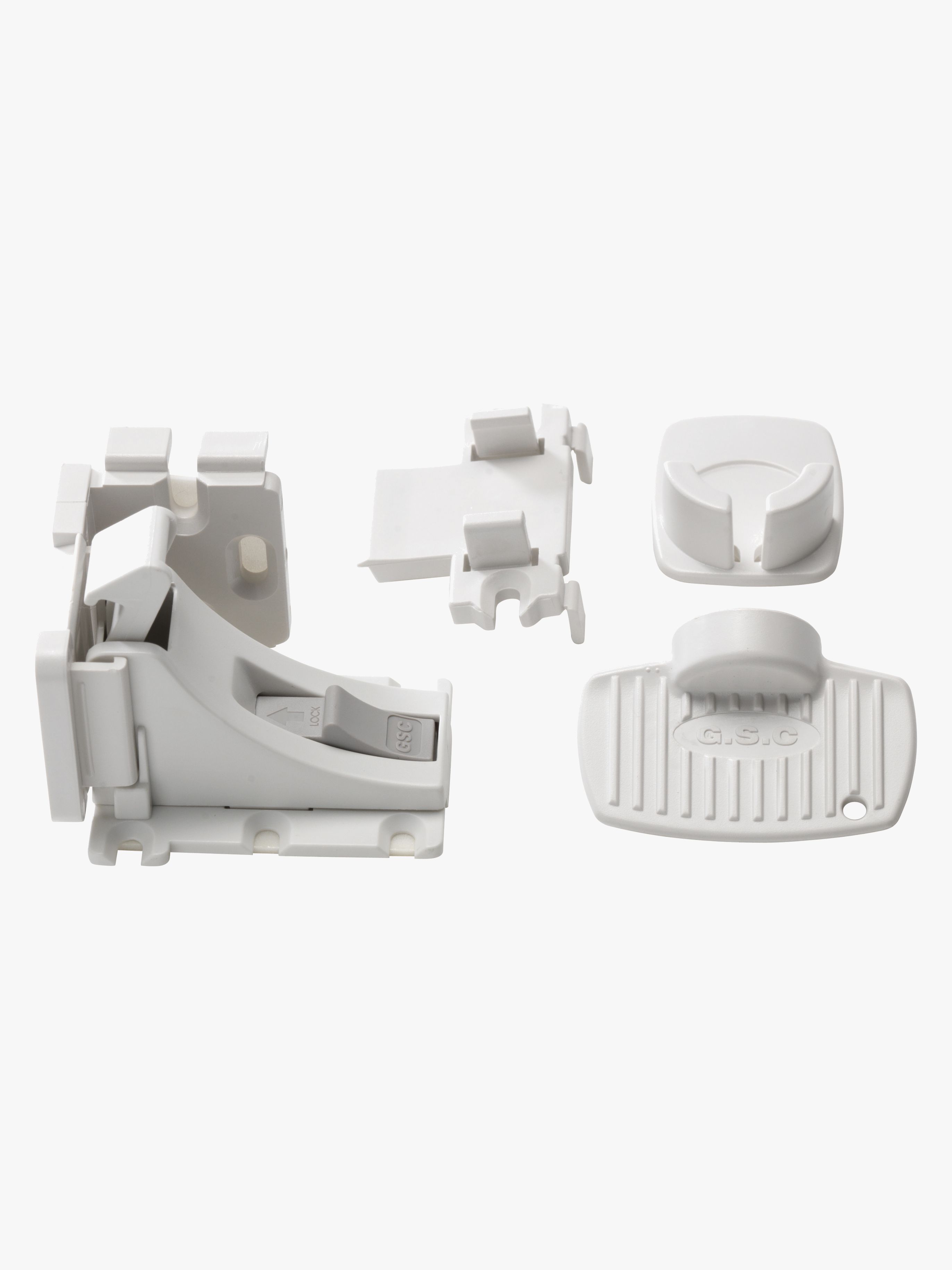BabyDan Magnetlås Skåp 2-Pack, White