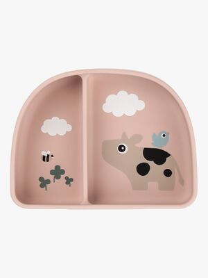 Done By Deer Tiny Farm Delad Tallrik Stick & Stay, Powder