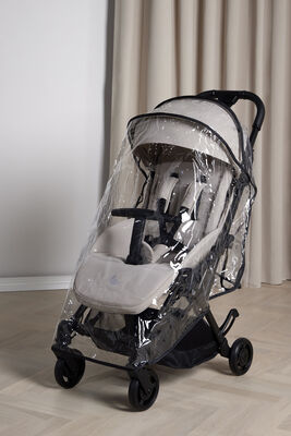 Beemoo Easy Fly Lux 4 Regenschutz, Schwarz