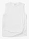 Hyperfied Jersey Knot Tank Top, Snow White