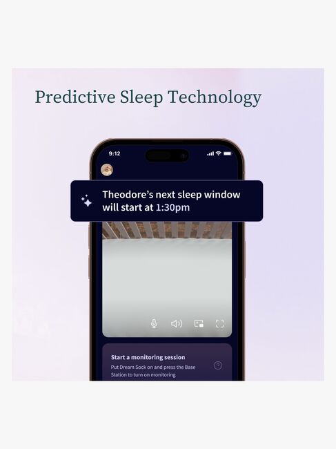 Owlet Dream Sock Babyvakt inkl. Owlet Cam 2, Mint